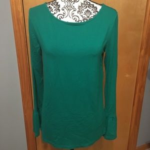 NWOT M Halogen Bell Sleeve Top